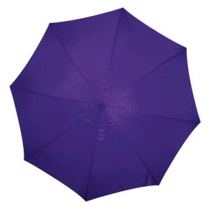 Parasol automatyczny z drewnianą rączką 105 cm - fioletowy - (GM-45131-12)