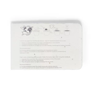 Zestaw do notatek, karteczki samoprzylepne, papier z nasionami (V1096-00)