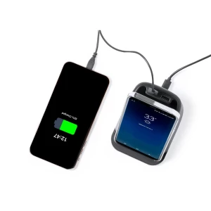 Ładowarka bezprzewodowa 15W, 2 wyjścia USB, pojemnik na przybory do pisania, stojak na telefon (V1113-03)