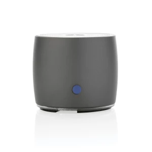 Basowy głośnik bezprzewodowy 3W Swiss Peak, aluminium z recyklingu (P331.002)