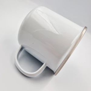 Emaliowany kubek 360 ml | Sandra (V0800/W-02)