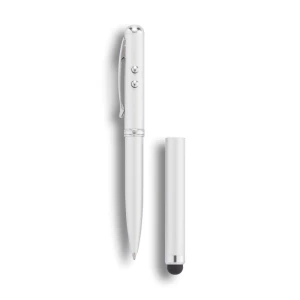 Długopis 4 w 1, touch pen, wskaźnik laserowy, latarka (P327.102)