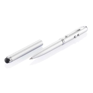 Długopis 4 w 1, touch pen, wskaźnik laserowy, latarka (P327.102)