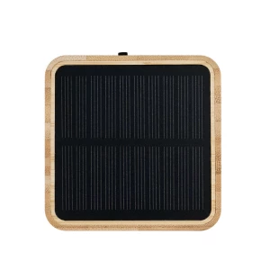 Bambusowy głośnik bezprzewodowy 3W B'RIGHT, panel słoneczny | Androwe (V2240-17)