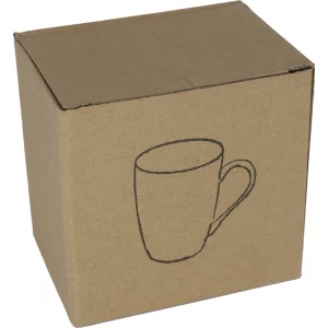 Kubek ceramiczny - gumowany 300 ml - czerwony - (GM-80655-05)