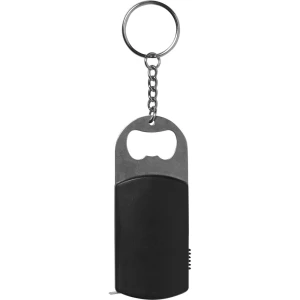 Brelok do kluczy, lampka LED, otwieracz do butelek, miara 1m (V9458-03)
