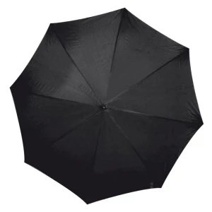 Parasol automatyczny z drewnianą rączką 105 cm - czarny - (GM-45131-03)