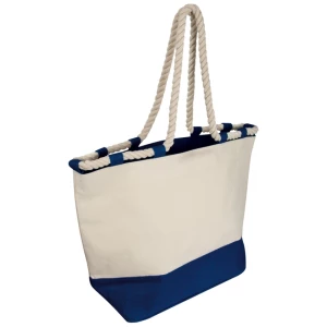 Torba plażowa z juty - granatowy - (GM-60864-44)