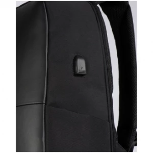 Plecak z USB - czarny - (GM-61299-03)