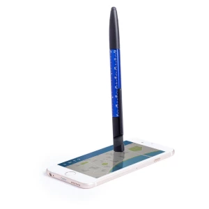 Długopis wielofunkcyjny, czyścik do ekranu, linijka, stojak na telefon, touch pen, śrubokręty (V1849-04)