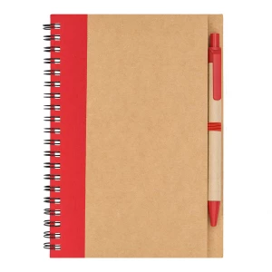 Notes z długopisem Dalvik, czerwony (R64267.08)