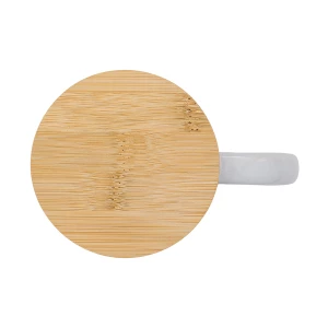 Kubek ceramiczny Lund, biały (R85306.06)