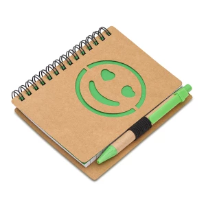 Notes gładki Smile, zielony (R64269.05)
