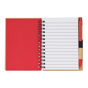 Notes gładki Smile, czerwony (R64269.08)