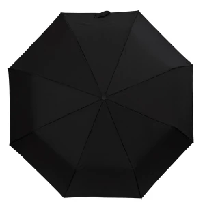 Parasol z drewnianą rączką Granton, czarny (R17953.02)