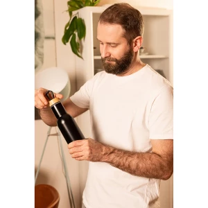 Butelka próżniowa 400ml Lome, czarny (R08197.02)