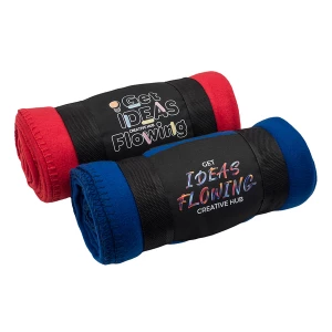 Koc polarowy Git, granatowy (R08098.42)