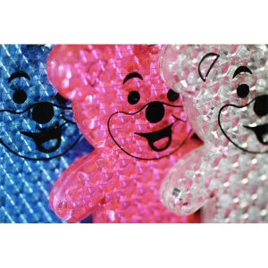 Brelok odblaskowy Teddy, transparentny (R73235.06)