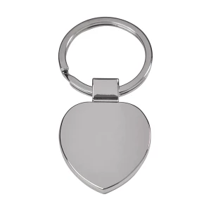 Brelok metalowy Stout Heart, srebrny (R73277)