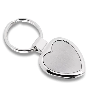 Brelok metalowy Stout Heart, srebrny (R73277)