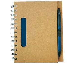 Notes 120x180/70k linia Envivo, granatowy/beżowy (R73796.04)