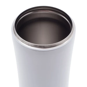 Kubek izotermiczny Telescope 430 ml, biały/zielony (R08326.06)
