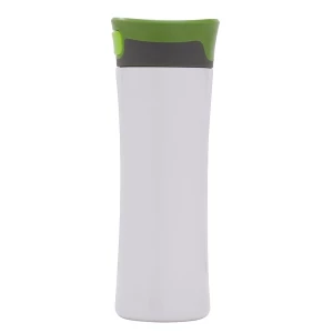 Kubek izotermiczny Telescope 430 ml, biały/zielony (R08326.06)