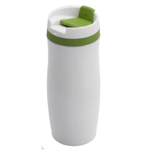 Kubek izotermiczny Viki 390 ml, zielony/biały (R08336.05)