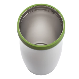 Kubek izotermiczny Viki 390 ml, zielony/biały (R08336.05)