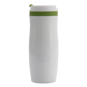 Kubek izotermiczny Viki 390 ml, zielony/biały (R08336.05)