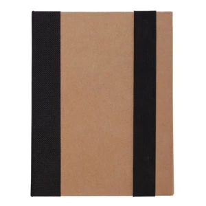 Notes memo 100x180/70k linia Kraft Paper, czarny/beżowy (R73661.02)