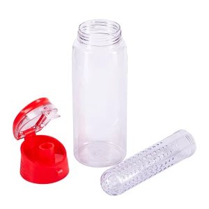 Bidon Frutello 700 ml, czerwony/transparentny (R08313.08)