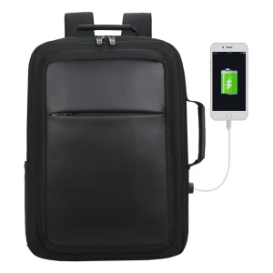 Plecak/teczka City Cyber z ochroną RFID, czarny (R91842.02)