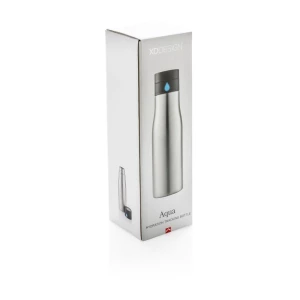 Butelka sportowa 650 ml Aqua, monitorująca ilość wypitej wody (P436.882)