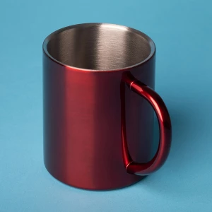 Kubek stalowy Stalwart 240 ml, czerwony (R08490.08)
