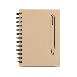 Notes z magnesem na długopis Attract, beżowy (R73649.13)