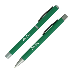 Zestaw piśmienniczy Jetmore, zielony (R02312.05)