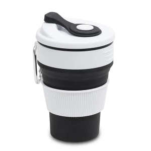 Kubek silikonowy 350 ml Flexi, czarny (R08258.02)