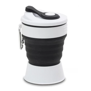 Kubek silikonowy 350 ml Flexi, czarny (R08258.02)