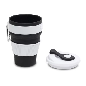 Kubek silikonowy 350 ml Flexi, czarny (R08258.02)