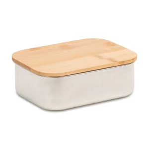 Pojemnik stalowy na lunch 800 ml, srebrny (R08239.01)