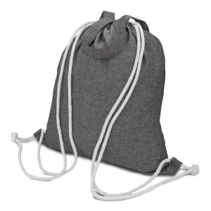 Plecak z bawełny Moti, czarny (R08574.02)