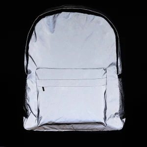 Plecak odblaskowy na laptop Antar, srebrny (R08707.01)