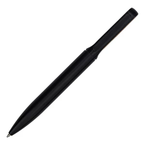 Metalowy długopis w etui Jerome, czarny (R73439.02)