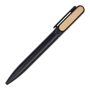 Metalowy długopis w etui Jerome, czarny (R73439.02)