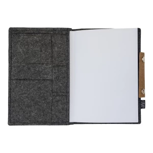 Organizer w okładce filcowej Iga, szary (R64264.21)