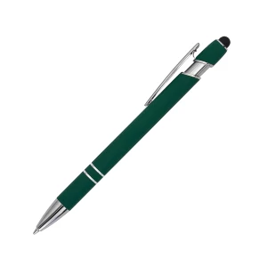 Długopis aluminiowy Softano, ciemnozielony (R73424.51)