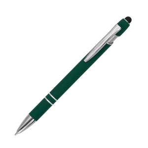 Długopis aluminiowy Softano, ciemnozielony (R73424.51)