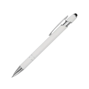 Długopis aluminiowy Softano, biały (R73424.06)