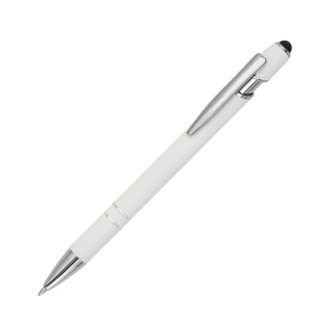 Długopis aluminiowy Softano, biały (R73424.06)